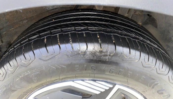 2024 Tata NEXON CREATIVE+ SUNROOF DCA 1.2 PETROL, Petrol, Automatic, 17,420 km, Left Rear Tyre Tread