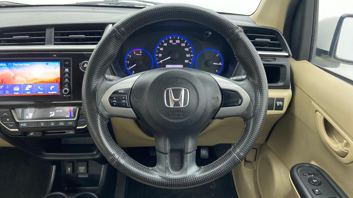2018 Honda Amaze 1.5L I-DTEC S OPT, Diesel, Manual, 31,980 km, Steering Wheel Close Up