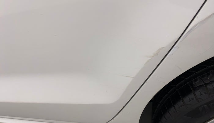 2017 Volkswagen Vento HIGHLINE PETROL AT, Petrol, Automatic, 1,14,298 km, Rear left door - Minor scratches