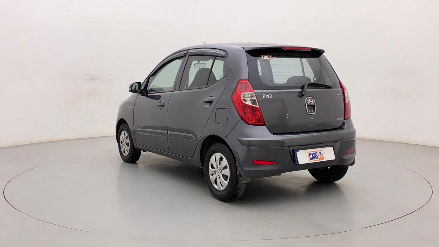2013 Hyundai i10 SPORTZ 1.2 AT, Petrol, Automatic, 81,659 km, Left Back Diagonal