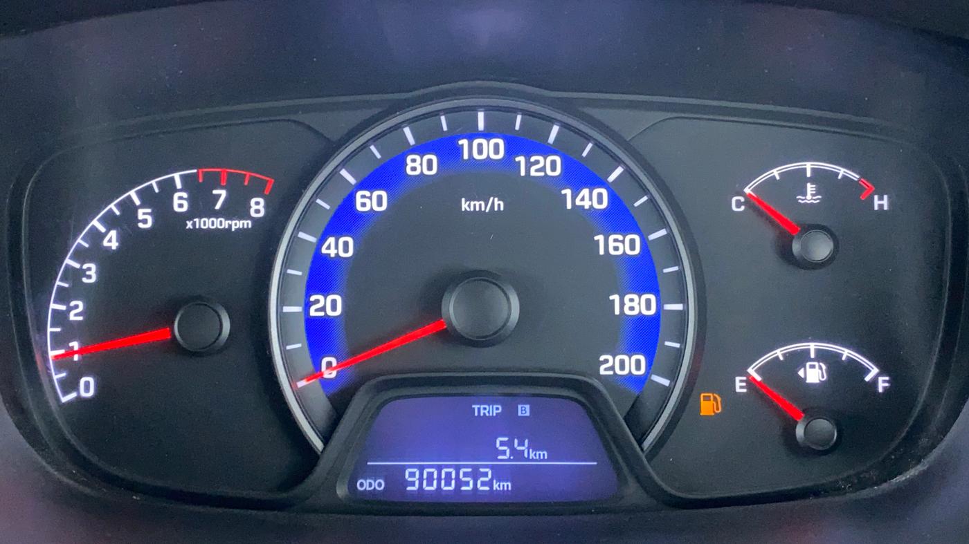 2014 Hyundai Xcent S 1.2 OPT, Petrol, Manual, 90,246 km, Odometer Image