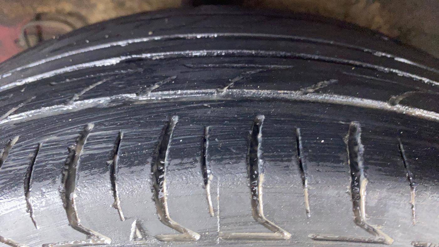 2014 Hyundai Xcent S 1.2 OPT, Petrol, Manual, 90,246 km, Right Rear Tyre Tread
