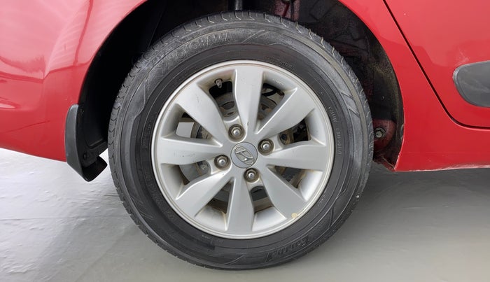 2014 Hyundai Xcent S 1.2 OPT, Petrol, Manual, 90,246 km, Right Rear Wheel