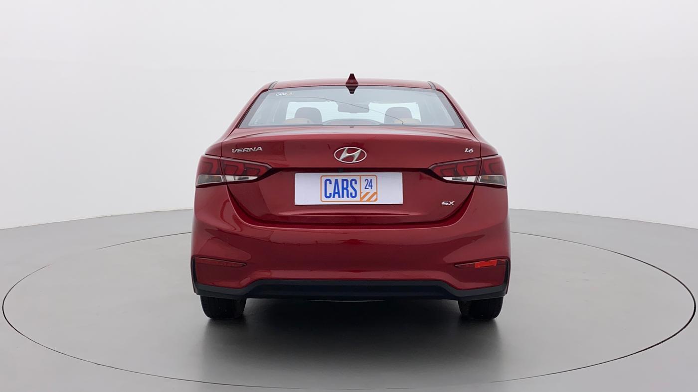 2019 Hyundai Verna 1.6 VTVT SX + AT, Petrol, Automatic, 36,740 km, Back/Rear
