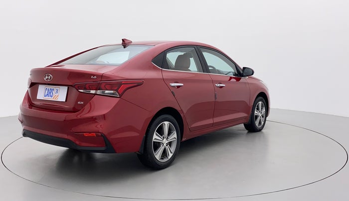 2019 Hyundai Verna 1.6 VTVT SX + AT, Petrol, Automatic, 36,740 km, Right Back Diagonal