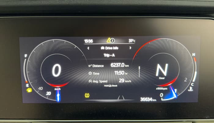 2021 Mahindra XUV700 AX 7 P MT 7 STR, Petrol, Manual, 36,585 km, Odometer Image