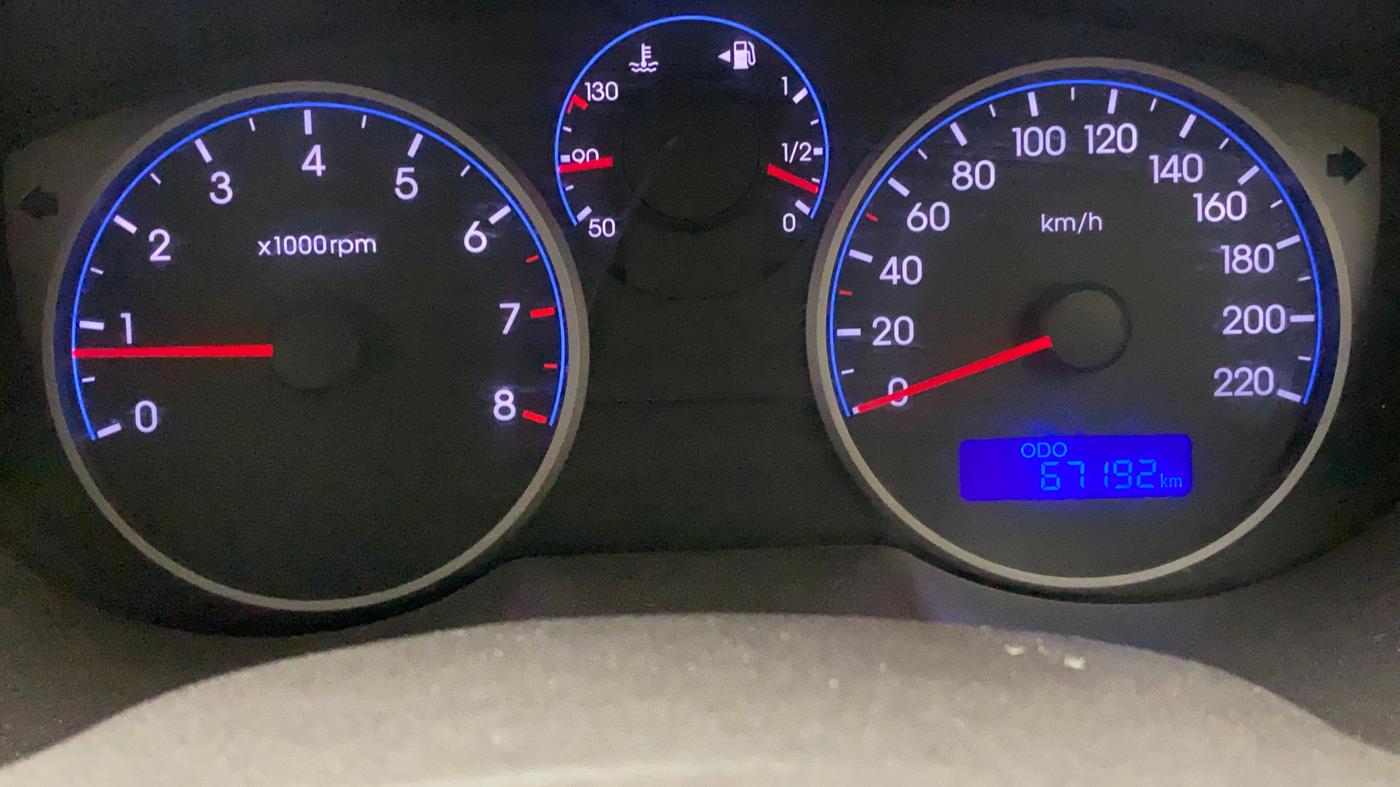 2011 Hyundai i20 MAGNA (O) 1.2, Petrol, Manual, 67,192 km, Odometer Image