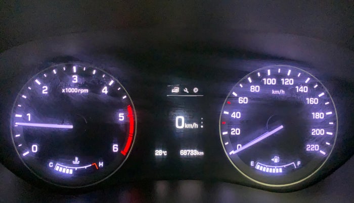 2016 Hyundai Elite i20 ASTA 1.4 CRDI (O), Diesel, Manual, 68,733 km, Odometer Image