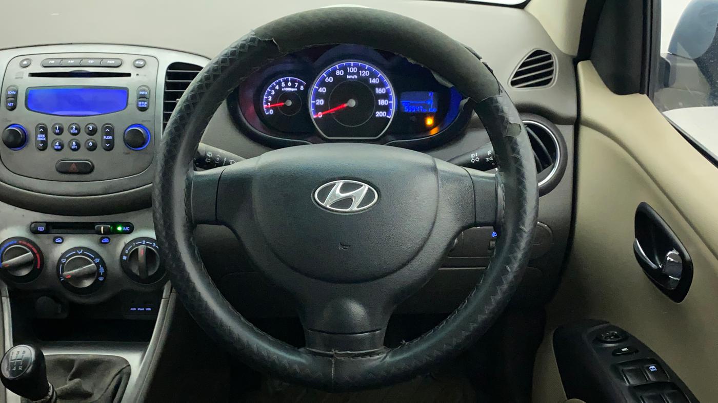 2011 Hyundai i10 SPORTZ 1.2, Petrol, Manual, 60,090 km, Steering Wheel Close Up