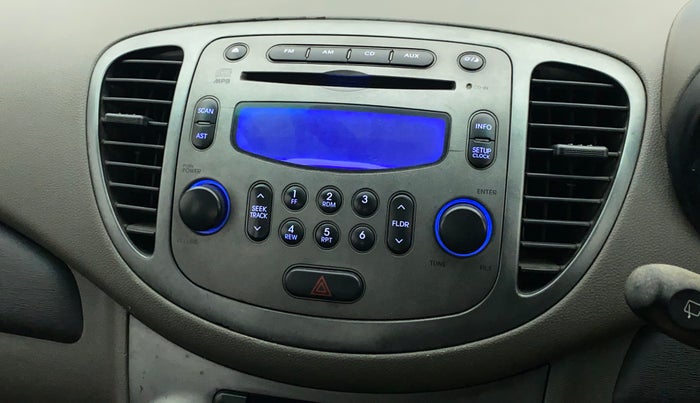2011 Hyundai i10 SPORTZ 1.2, Petrol, Manual, 60,090 km, Infotainment system - Display is damaged