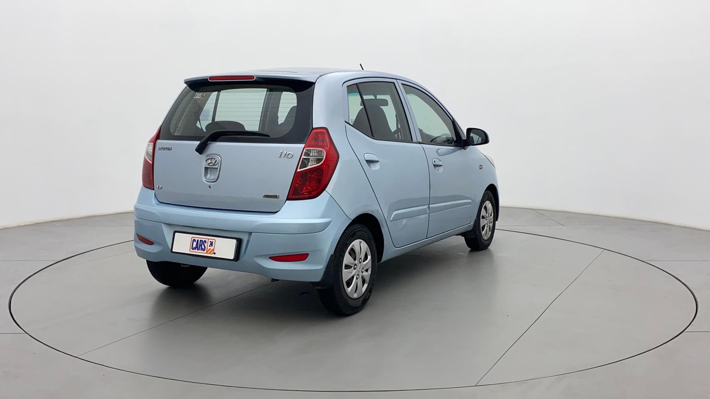2011 Hyundai i10 SPORTZ 1.2, Petrol, Manual, 60,090 km, Right Back Diagonal