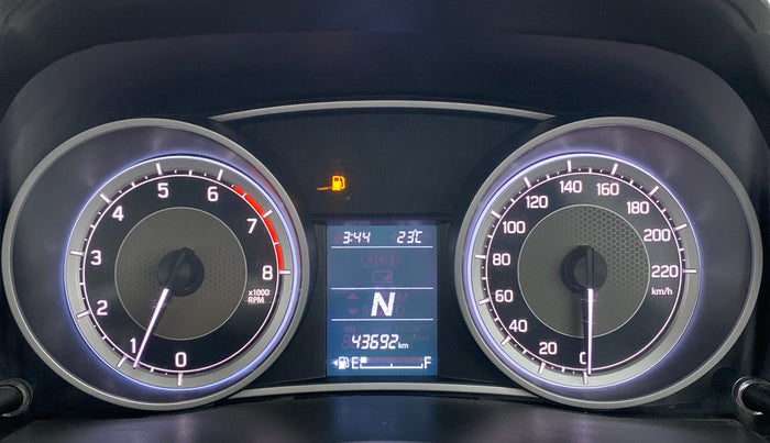 2020 Maruti Dzire ZXI AMT, Petrol, Automatic, 43,692 km, Odometer Image