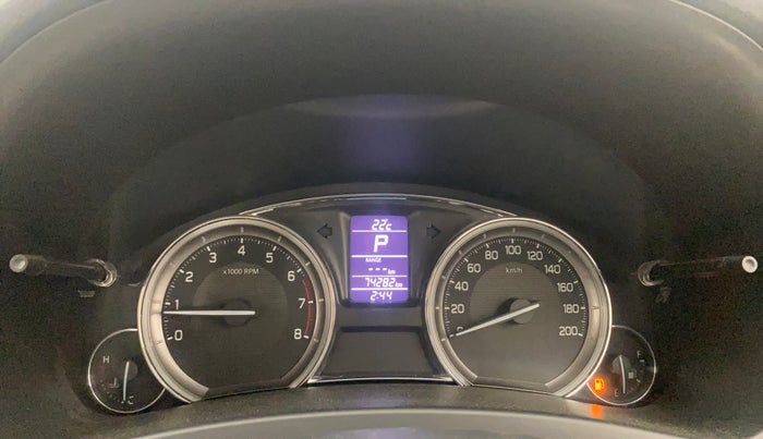 2017 Maruti Ciaz ALPHA  AT 1.4  PETROL, Petrol, Automatic, 74,262 km, Odometer Image