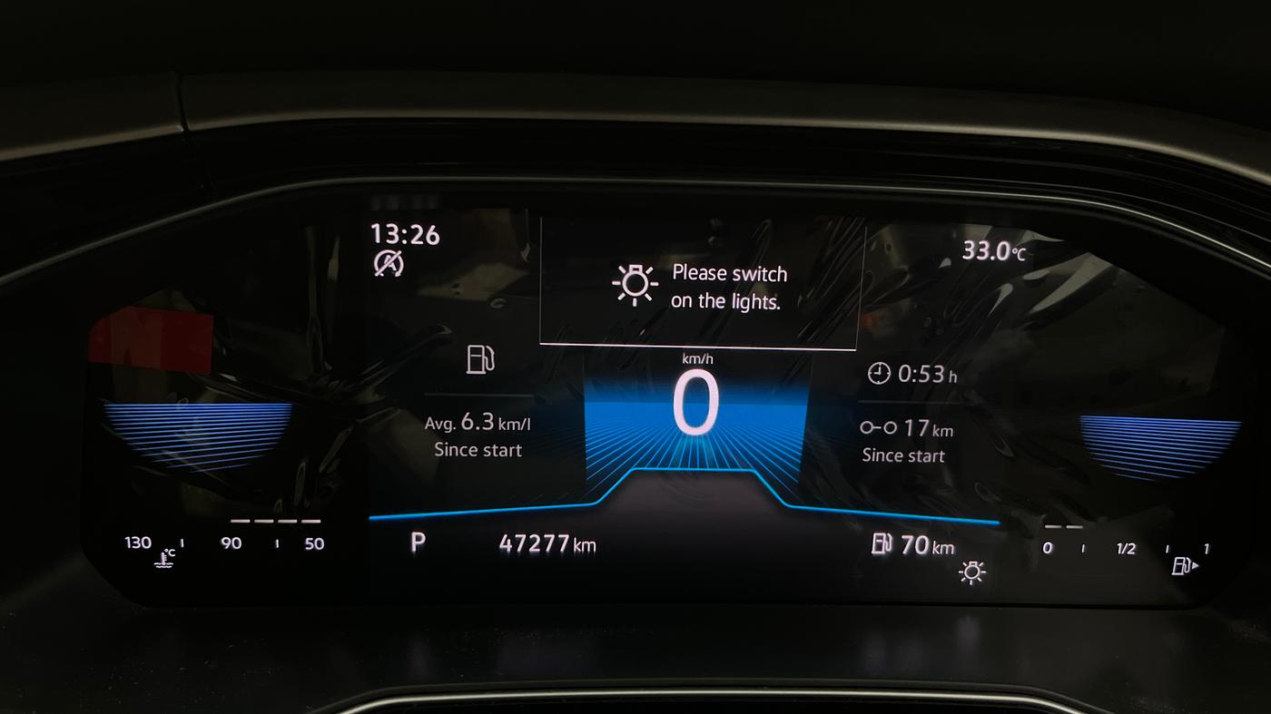 2022 Volkswagen VIRTUS TOPLINE TSI 1.0 AT, Petrol, Automatic, 47,258 km, Odometer Image