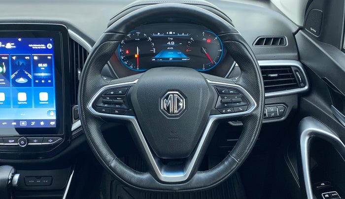 2020 MG HECTOR SHARP DCT PETROL, Petrol, Automatic, 19,498 km, Steering Wheel Close Up
