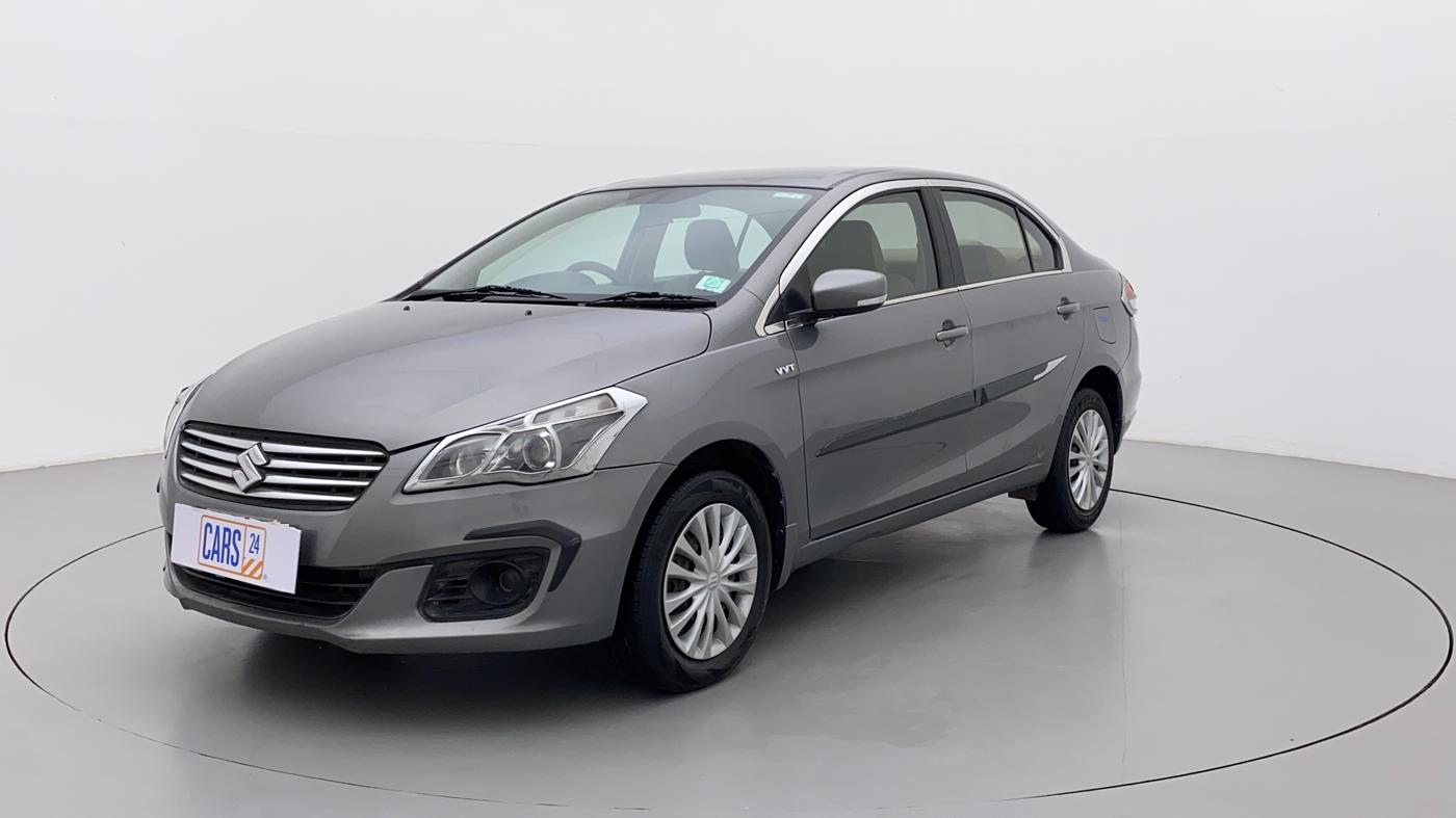 2016 Maruti Ciaz VXI, Petrol, Manual, 80,551 km, Left Front Diagonal
