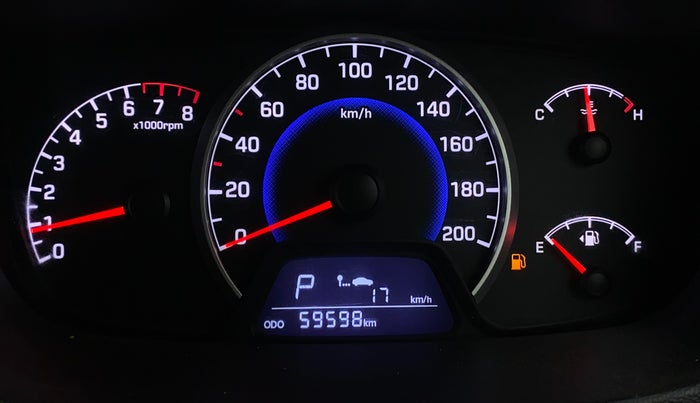 2018 Hyundai Grand i10 SPORTZ (O) AT 1.2 KAPPA VTVT, Petrol, Automatic, 59,569 km, Odometer Image