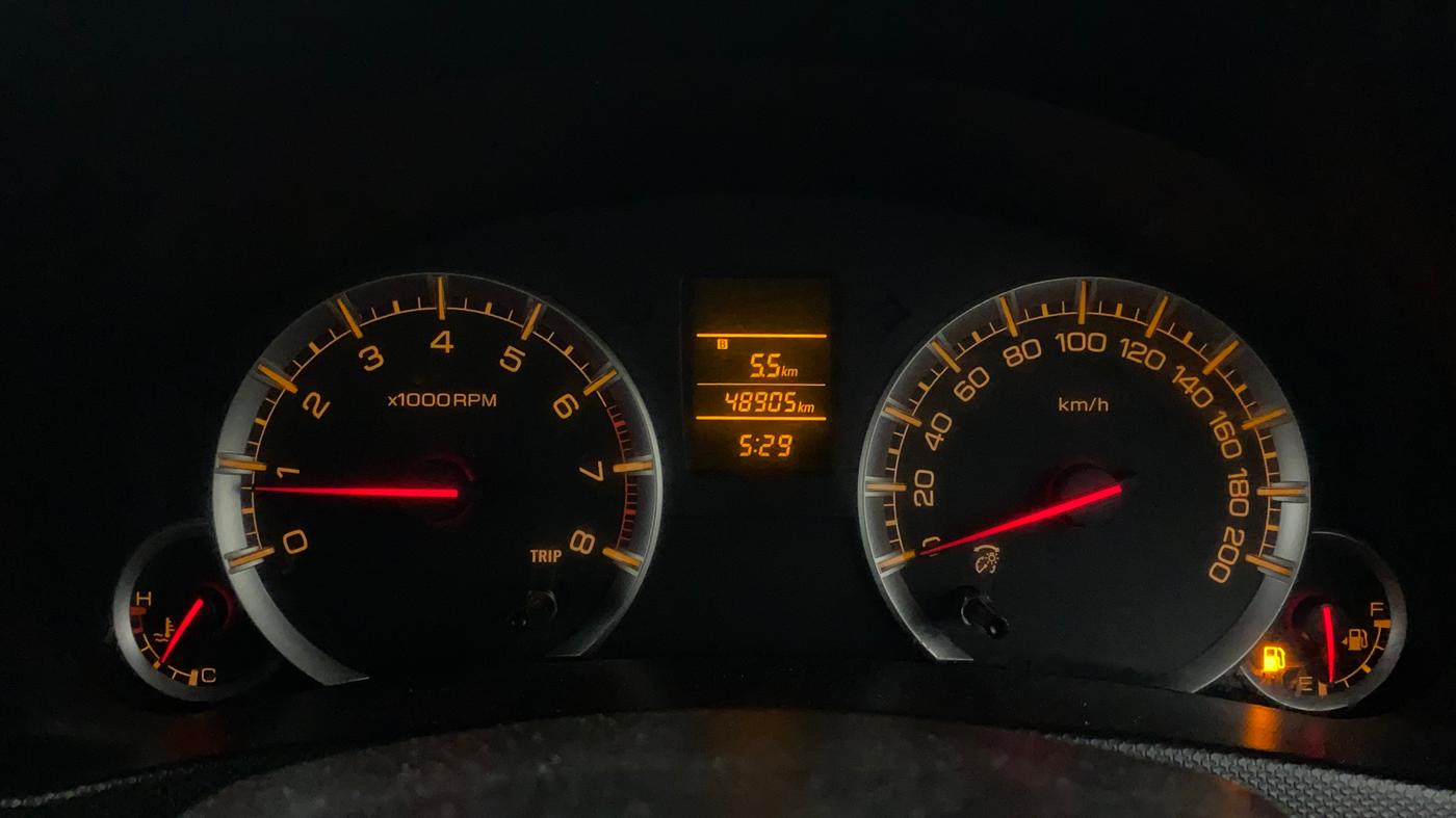 2015 Maruti Swift VXI, Petrol, Manual, 48,905 km, Odometer Image