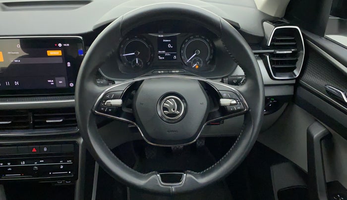 2021 Skoda KUSHAQ AMBITION 1.0L TSI MT, Petrol, Manual, 13,814 km, Steering Wheel Close Up