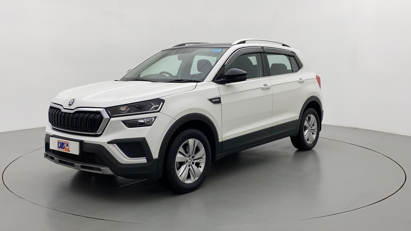 2021 Skoda KUSHAQ AMBITION 1.0L TSI MT, Petrol, Manual, 13,814 km, Left Front Diagonal