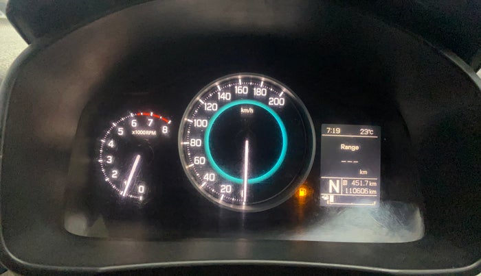 2019 Maruti IGNIS DELTA 1.2 AMT, Petrol, Automatic, 1,10,599 km, Odometer Image