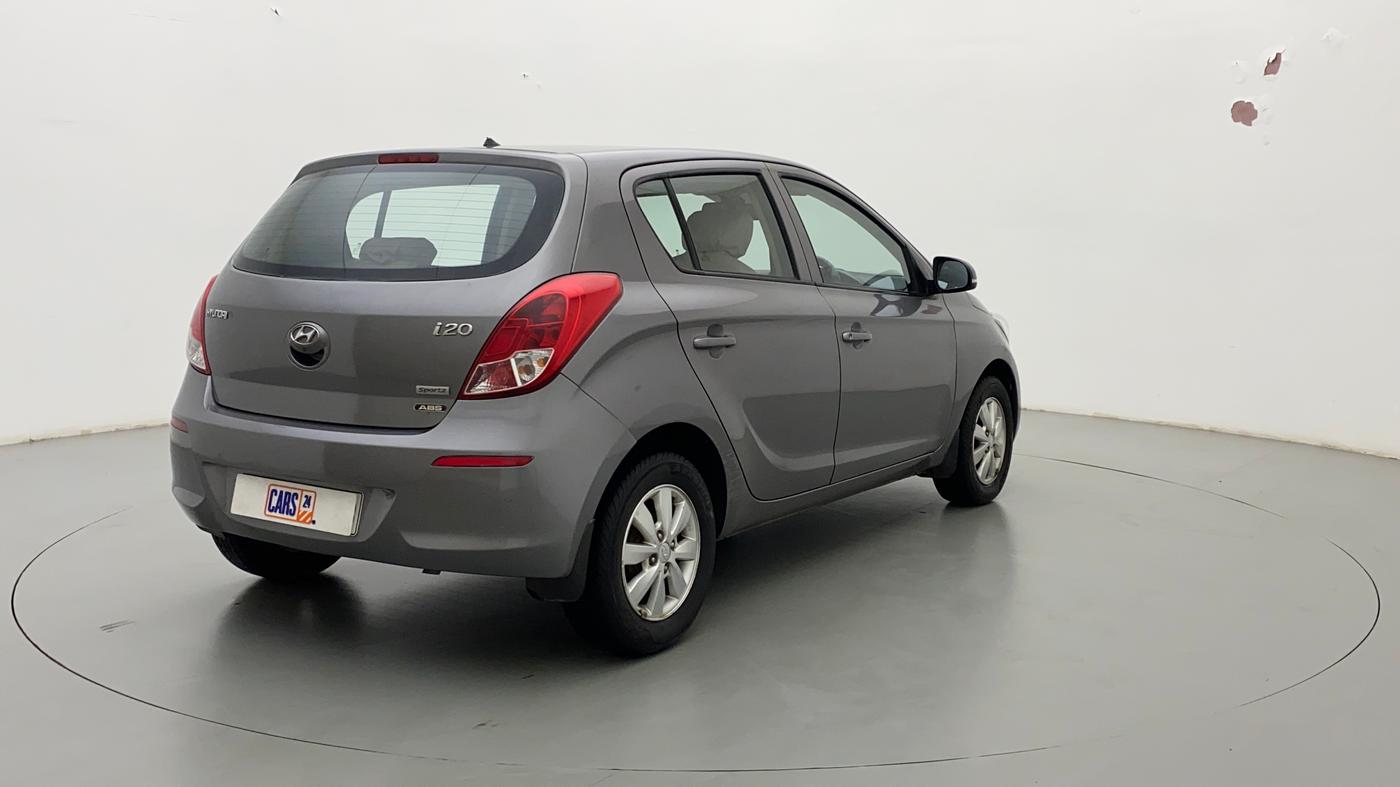 2012 Hyundai i20 SPORTZ 1.2 VTVT, Petrol, Manual, 21,074 km, Right Back Diagonal