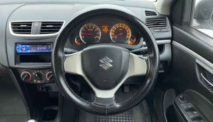 2013 Maruti Swift VXI, Petrol, Manual, 1,21,617 km, Steering Wheel Close Up