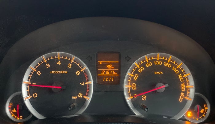 2013 Maruti Swift VXI, Petrol, Manual, 1,21,617 km, Odometer Image