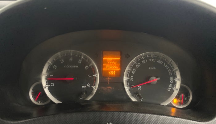 2012 Maruti Swift VXI, Petrol, Manual, 1,02,578 km, Odometer Image