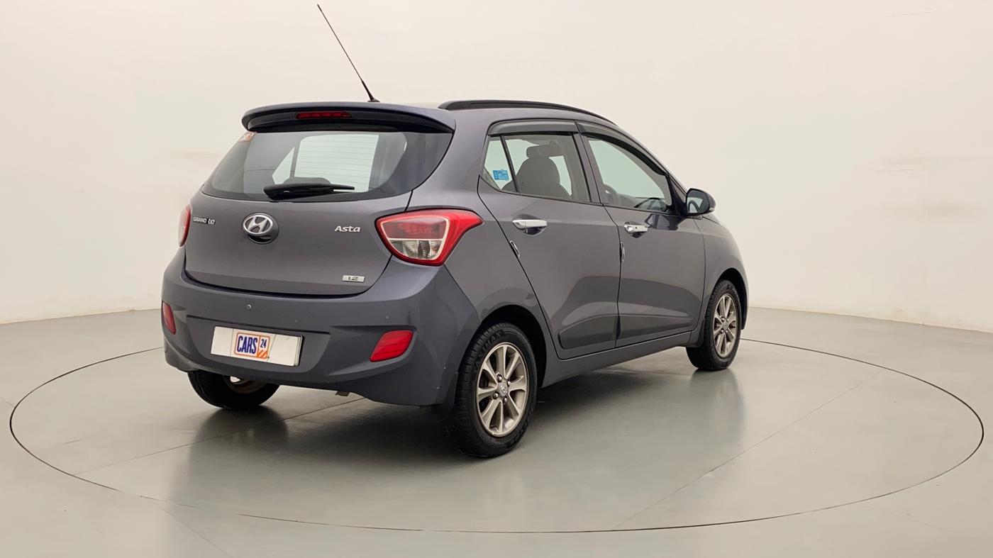 2016 Hyundai Grand i10 ASTA (O) 1.2 KAPPA VTVT, Petrol, Manual, 55,287 km, Right Back Diagonal