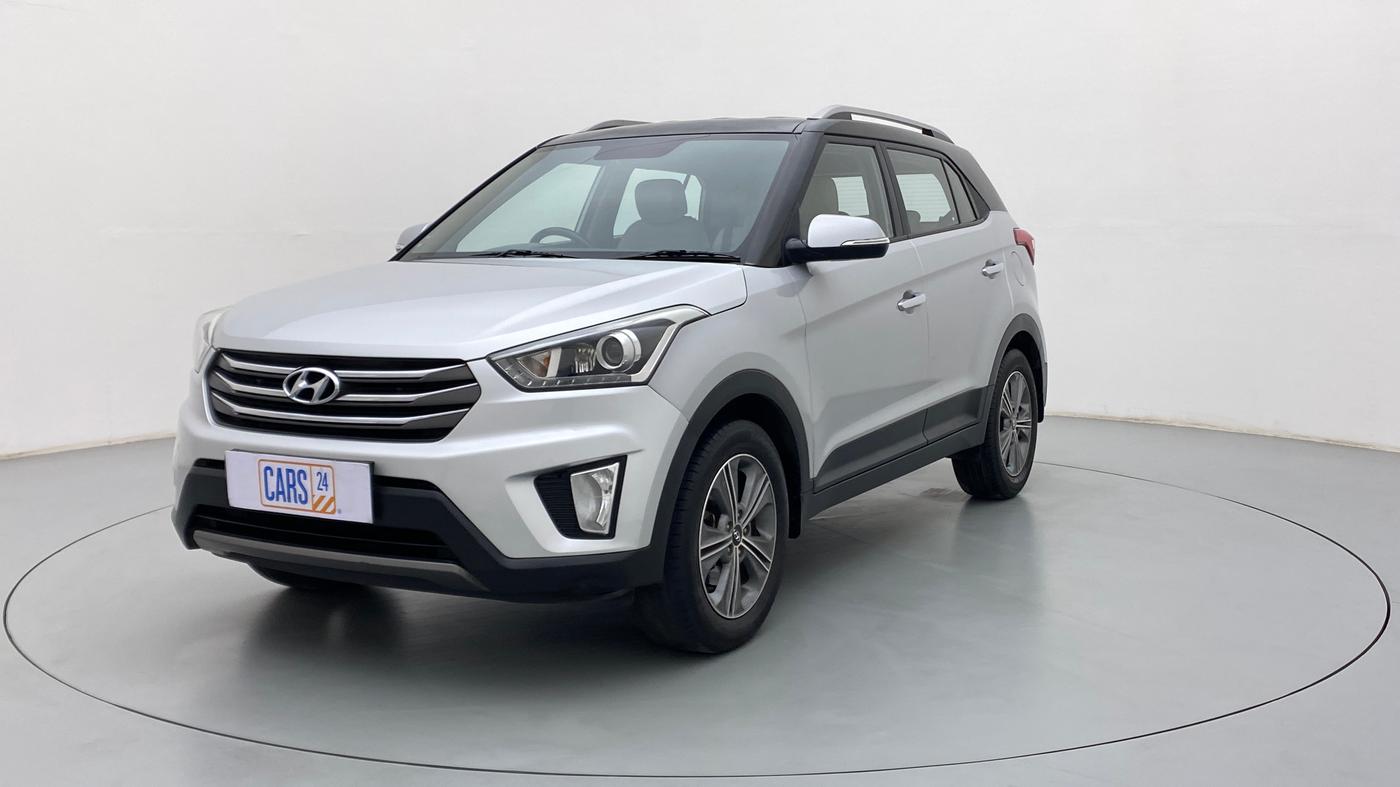 2017 Hyundai Creta 1.6 SX PLUS AUTO PETROL, Petrol, Automatic, 60,956 km, Left Front Diagonal