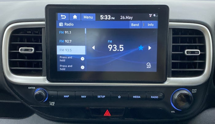2019 Hyundai VENUE SX PLUS 1.0 TURBO DCT, Petrol, Automatic, 31,849 km, Infotainment System