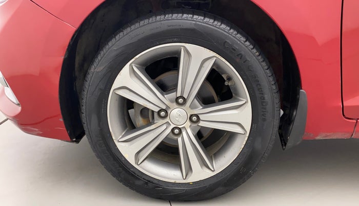 2019 Hyundai Verna 1.6 VTVT SX (O) AT, Petrol, Automatic, 26,671 km, Left Front Wheel