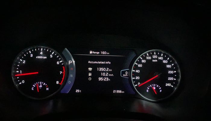 2020 KIA SELTOS GTX PLUS DCT 1.4 PETROL, Petrol, Automatic, 21,333 km, Odometer Image