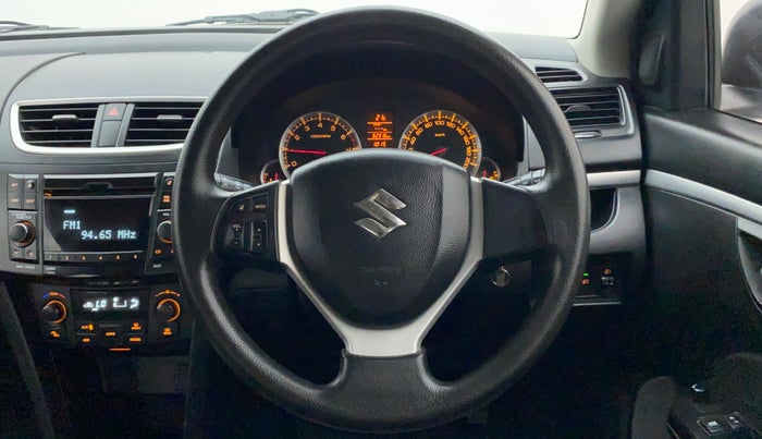 2012 Maruti Swift ZXI, Petrol, Manual, 62,316 km, Steering Wheel Close Up