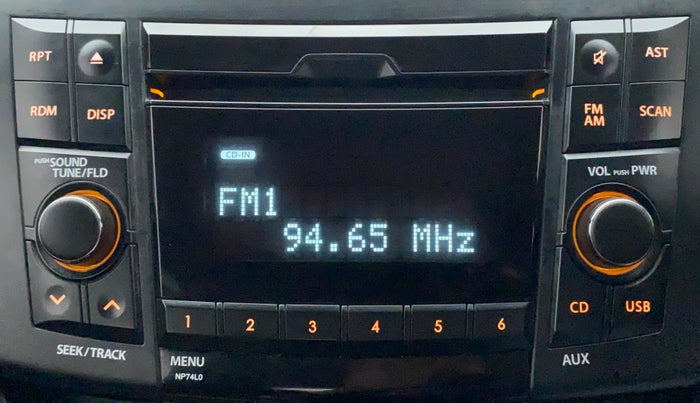 2012 Maruti Swift ZXI, Petrol, Manual, 62,316 km, Infotainment System