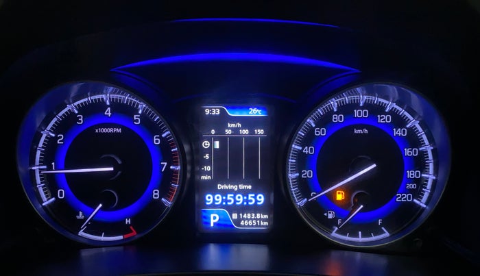 2017 Maruti Baleno ALPHA CVT PETROL 1.2, Petrol, Automatic, 46,897 km, Odometer Image