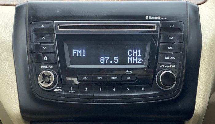 2017 Maruti Dzire VXI, Petrol, Manual, 37,536 km, Infotainment System