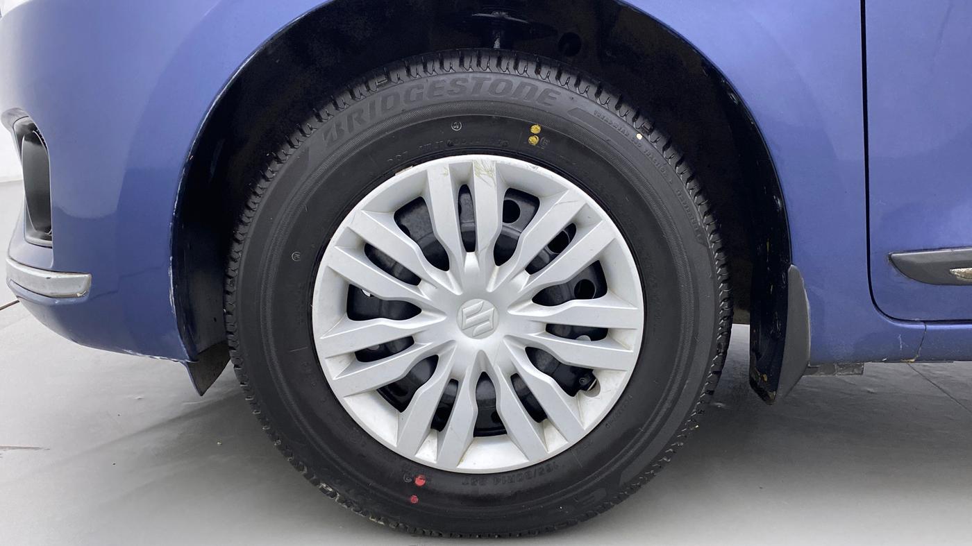 2017 Maruti Dzire VXI, Petrol, Manual, 37,536 km, Left Front Wheel