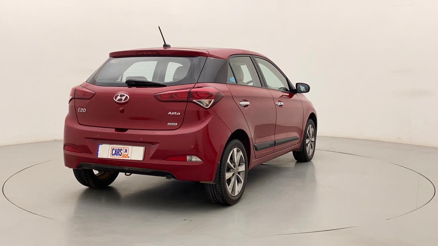 2016 Hyundai Elite i20 ASTA 1.2 (O), Petrol, Manual, 35,314 km, Right Back Diagonal