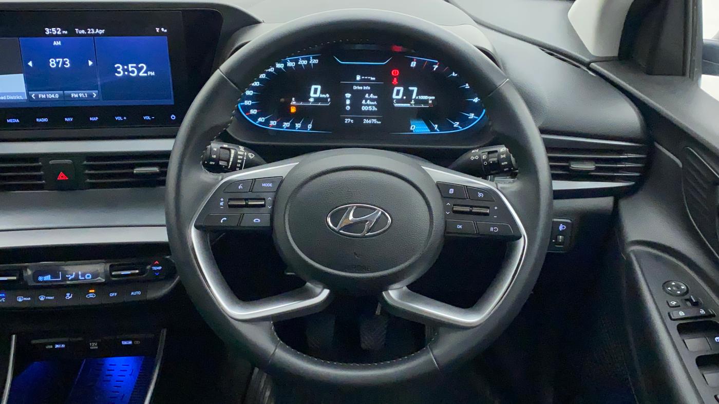 2022 Hyundai NEW I20 ASTA (O) 1.2 MT, Petrol, Manual, 26,675 km, Steering Wheel Close Up
