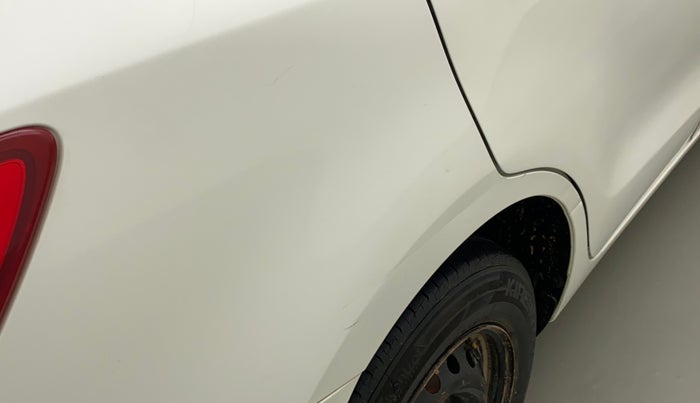 2018 Maruti Dzire VXI AMT, CNG, Automatic, 96,045 km, Right quarter panel - Slightly dented