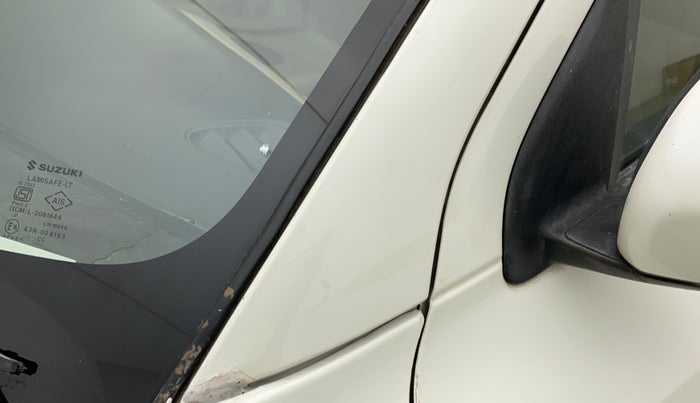 2018 Maruti Dzire VXI AMT, CNG, Automatic, 96,045 km, Left A pillar - Slightly dented