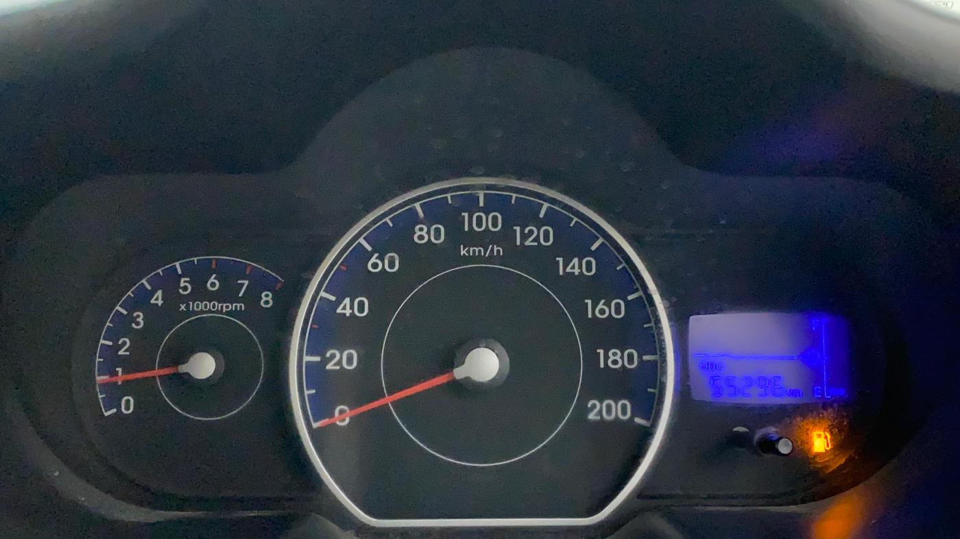 2011 Hyundai i10 MAGNA 1.1, Petrol, Manual, 55,296 km, Odometer Image