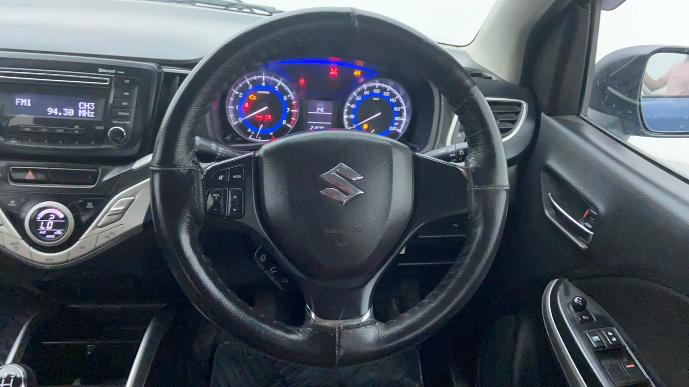 2016 Maruti Baleno DELTA 1.2 K12, Petrol, Manual, 21,157 km, Steering Wheel Close-up