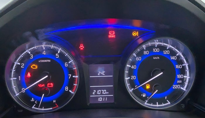 2016 Maruti Baleno DELTA 1.2 K12, Petrol, Manual, 21,157 km, Odometer View
