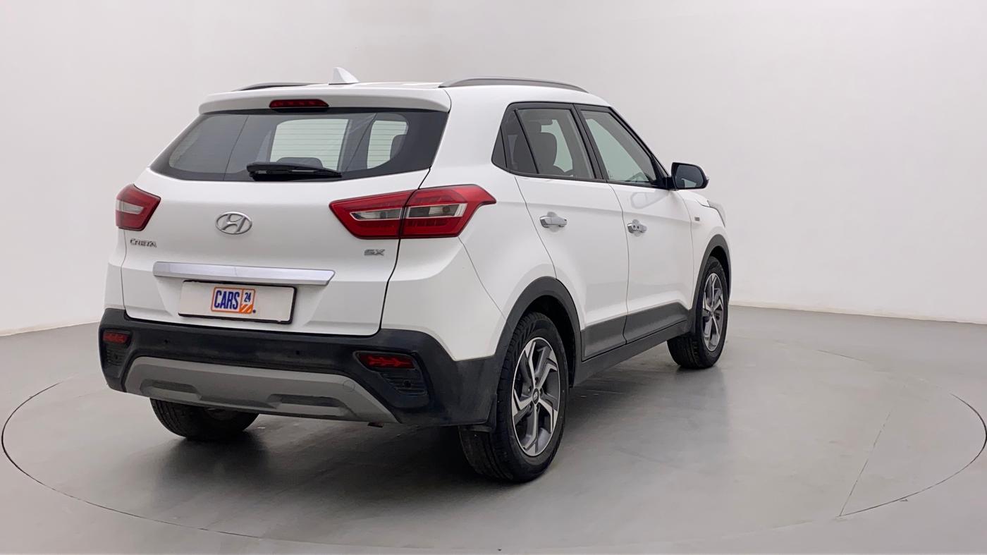 2019 Hyundai Creta SX AT 1.6 PETROL, CNG, Automatic, 48,494 km, Right Back Diagonal