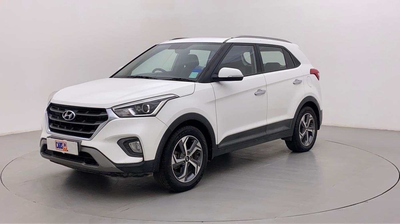 2019 Hyundai Creta SX AT 1.6 PETROL, CNG, Automatic, 48,494 km, Left Front Diagonal