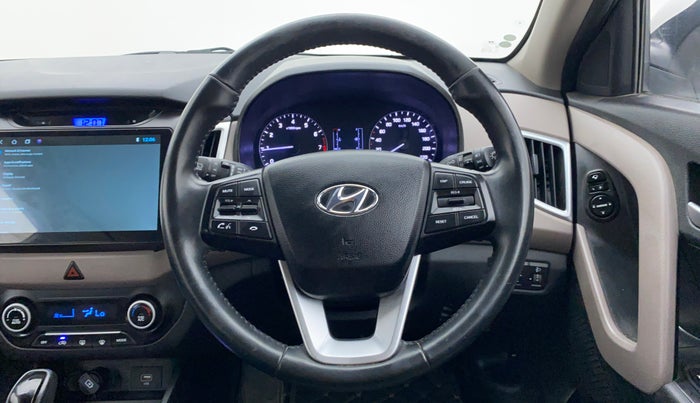 2019 Hyundai Creta SX AT 1.6 PETROL, CNG, Automatic, 48,494 km, Steering Wheel Close Up