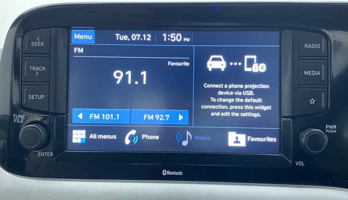 2020 Hyundai GRAND I10 NIOS SPORTZ 1.2 AT, Petrol, Automatic, 3,839 km, Infotainment System